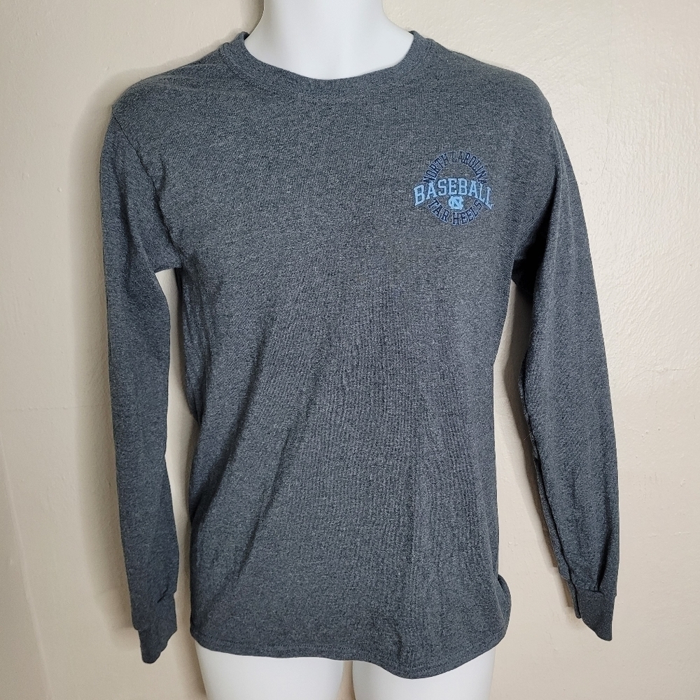 North Carolina Tar Heels Baseball Long Sleeve Tee Shirt Men's Small